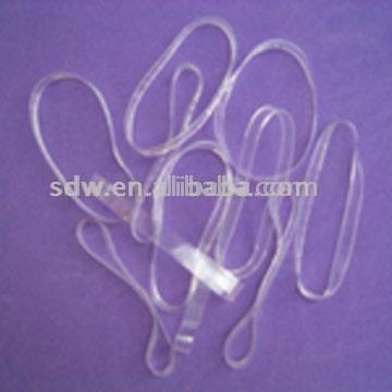  Transparent Antiaging Rubber Bands (Transparent Antiaging Gummibänder)