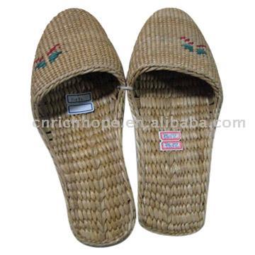  Straw Slippers (Straw Chaussons)