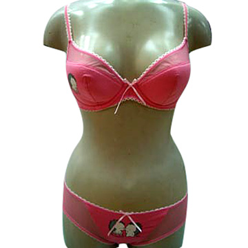  Padded Bra and Briefs Set (Soutien-gorge rembourré et Briefs Set)