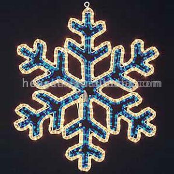  Snowflake Motif Rope Light
