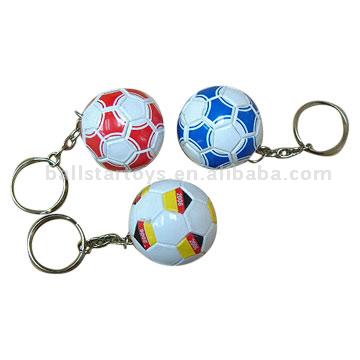  Vinyl Hard Soccer Keychains (Vinyl Hard Soccer Schlüsselanhänger)