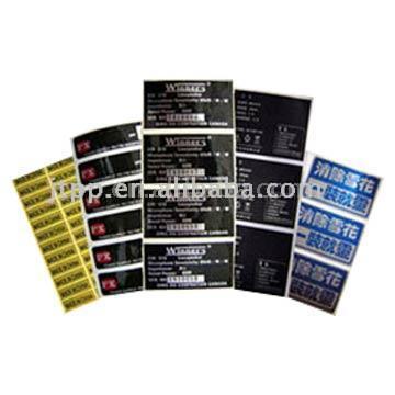  Self-Adhesive Polyester Labels (Les étiquettes auto-adhésives en polyester)