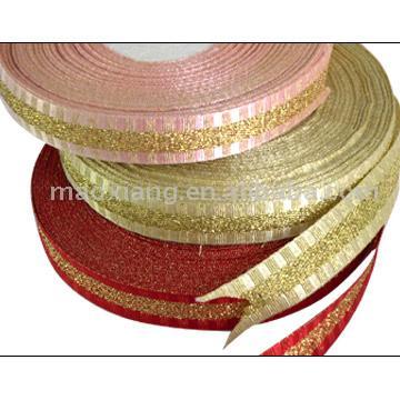  Coloured Metallic Yarn Ribbon