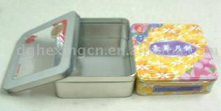  Moon Cake Tin Box, Food Tin Box (Торт Луны Tin Box, пищевая Tin Box)