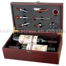  Deluxe Wine Box with Bar Tools (Вино Делюкс Коробка с панели инструментов)