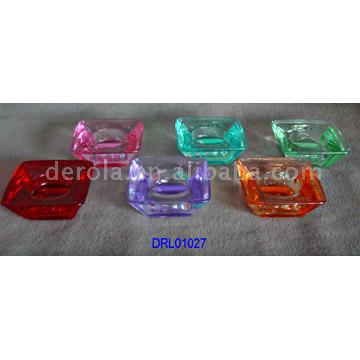  Glass Candle Holders (Verre Bougeoirs)