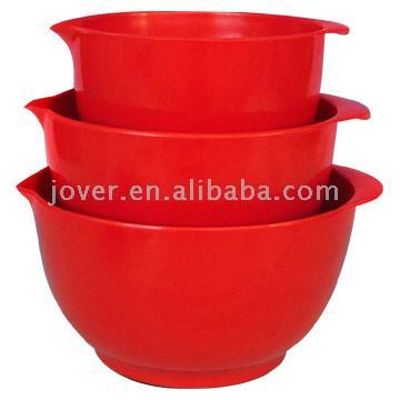  Melamine Bowls With Rubber Foot ( Melamine Bowls With Rubber Foot)