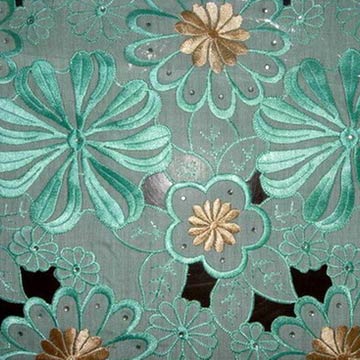  Embroidery with Hole and Stone