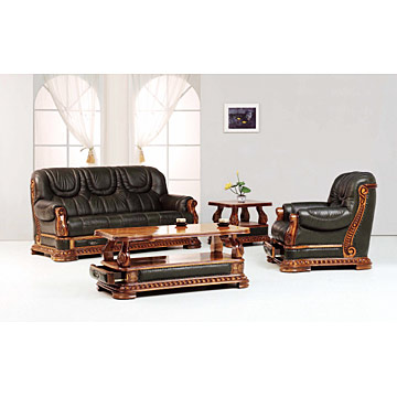  Wood and Leather Sofas ( Wood and Leather Sofas)