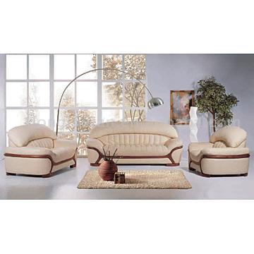  Genuine Leather Sofa Set