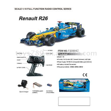  1:10 Renault R26 (with License and RoHS) (1:10 Renault R26 (при наличии лицензии и RoHS))