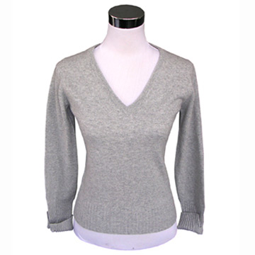  Ladies` Cashmere V Neck Sweater (E4) (Женские Cashmere V Neck Sweater (E4))
