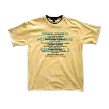  Men`s Single Jersey T-Shirt with Printing (Men`s Single Jersey T-Shirt avec l`impression)
