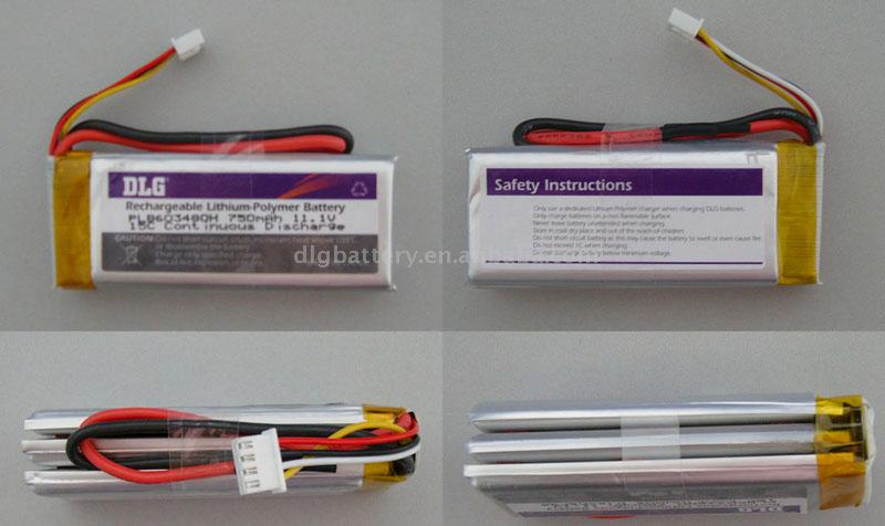  High Rate Discharge Polymer Li-ion Battery (High Rate Discharge Polymer Li-Ionen-Akku)