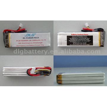  High Rate Discharge Polymer Li-ion Battery (High Rate Discharge Polymer Li-Ionen-Akku)