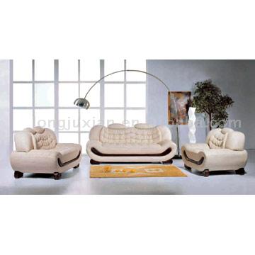  Genuine Leather Sofa Set