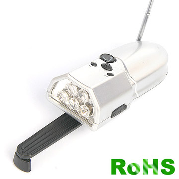  Crank AM FM Radio Flashlight with Mobile Phone Charger (SB-3063) ( Crank AM FM Radio Flashlight with Mobile Phone Charger (SB-3063))