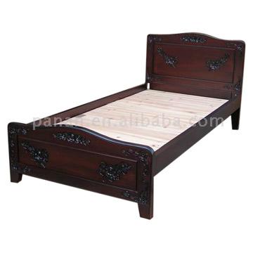  Wood Carving Bed (Sculpture sur bois Bed)