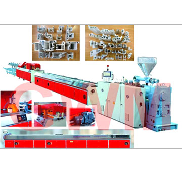  PVC Profile Extrusion Line (ПВХ-профиль экструзионная линия)