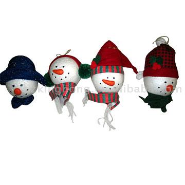  Snowman`s Ornaments