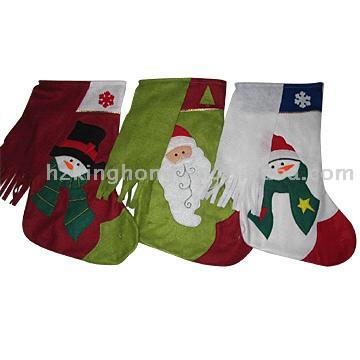  Santa Stockings with Scarves
