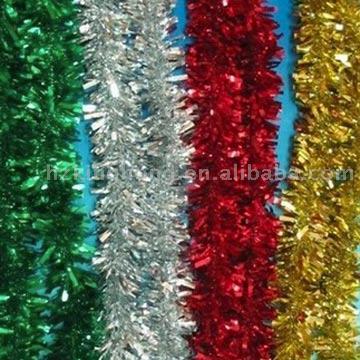  9` Tinsel Garlands