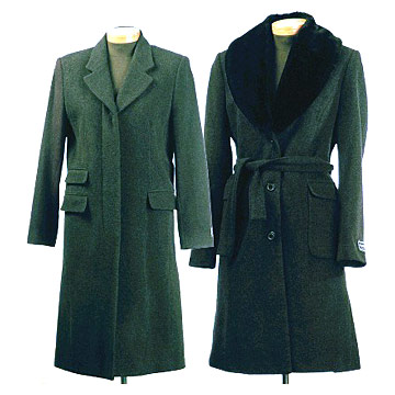  Ladies` Wool Viscose Coats (Ladies `Laine Viscose Manteaux)