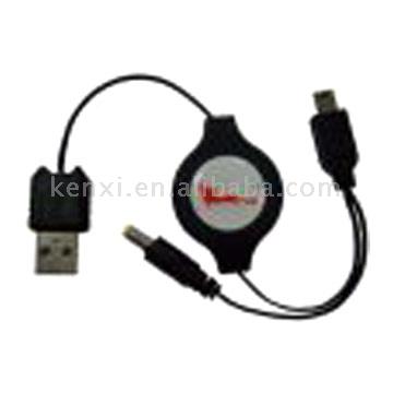 PSP Aufladen & Datentransfer 2-in 1 Retractable Cable (PSP Aufladen & Datentransfer 2-in 1 Retractable Cable)