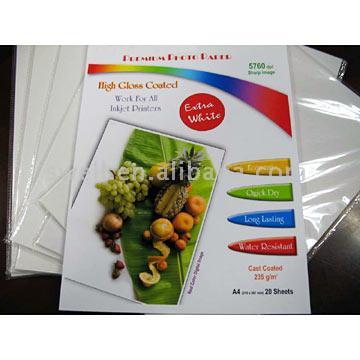  Glossy Photo Paper and Semi-Glossy Photo Paper or Self-Adhesive Photo Paper