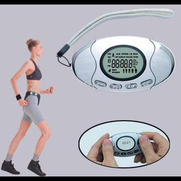  2 in 1 Pedometer with Fat Analyzer