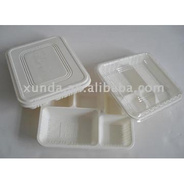 Biologisch abbaubare Food Container (Mit Clear Lid) (Biologisch abbaubare Food Container (Mit Clear Lid))