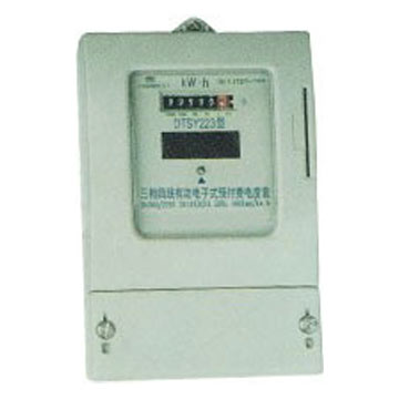  Electronic Type Prepayment Watt-Hour Meter (Electronic fréquence retenue Watt-heure Meter)