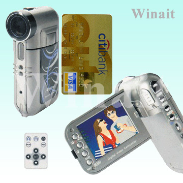  Credit Card Size 12 Mega Pixels Digital Video Camera with MP3/MP4 ()