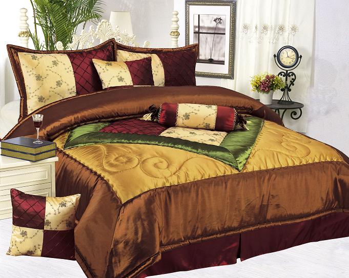  Printed Jacquard Comforter Set (Печатный жаккард Утешитель Установить)