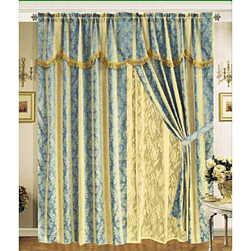  stripe Jacquard Curtain (stripe Jacquard Rideaux)