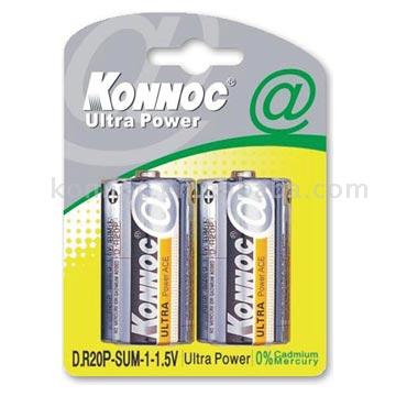  Dry Batteries, Ultra Power Batteries (Trockenbatterien, Ultra Power Batterien)