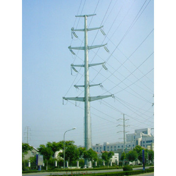 Two-Circuit Angle Power Pole (110KV, 35KV) (À deux circuits Power Angle Pole (110KV, 35kV))