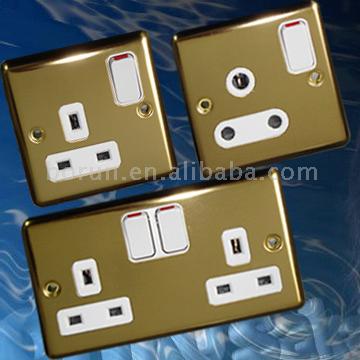  Metal Switch Sockets