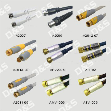  F Plug Cables (F Подключите кабели)