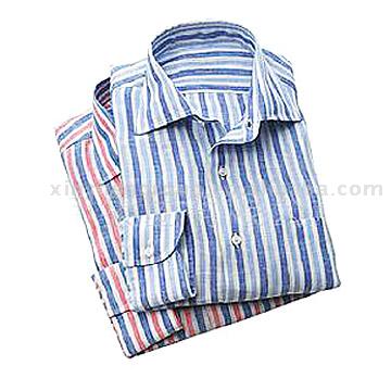  Linen/Cotton Yarn-dyed Shirt