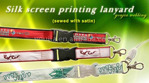  Screen Printed Lanyard and Keystrap (Sewed with Label) ( Screen Printed Lanyard and Keystrap (Sewed with Label))