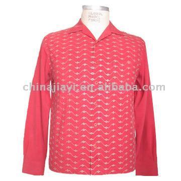  Men`s Long Sleeve Woven Shirt
