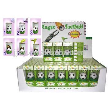  Magic Football in Transparent Plastic Can (Magic Football en plastique transparent Can)