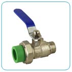  Single Union Male Brass Ball Valve (Unique de l`Union Homme Brass Ball Valve)