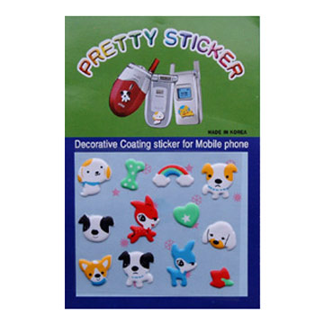  Puffy Self-Adhesive Stickers