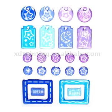  Epoxy Self-Adhesive Stickers (Époxy auto-adhésif Stickers)