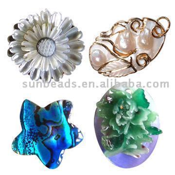  Fresh Sea Shell Beads (Fresh Sea Shell Perles)