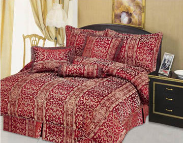  Patchwork Jacquard Comforter Set ( Patchwork Jacquard Comforter Set)