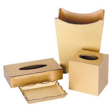  Golden Leaf Waste Baskets, Tissue Box Covers and Trays (Golden Leaf Корзины для мусора, Tissue Box Материалы и лотки)