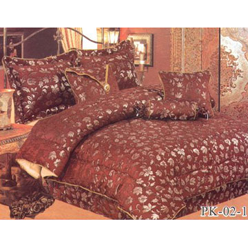  Jacquard 7pcs Bedding Set with Comforter ( Jacquard 7pcs Bedding Set with Comforter)
